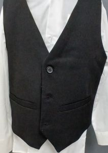 Kids Costumes to Hire - Waistcoat - Black - 10 Years